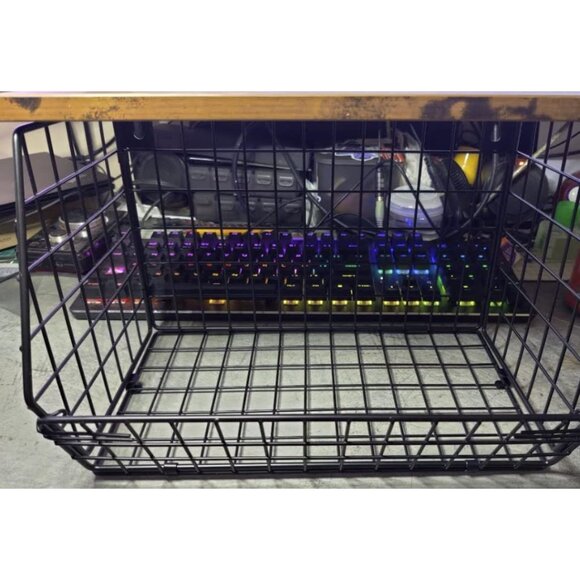 New 2-Tier Wall-Mounted Fruit Basket for Potato & Onion Storage with Lid - Picture 11 of 15